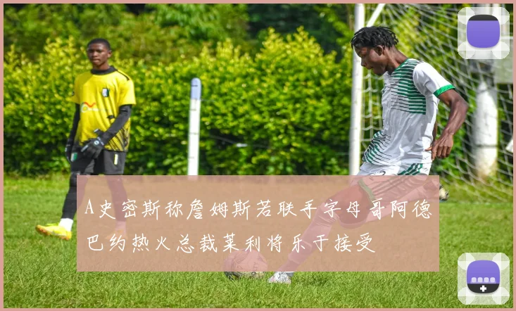A史密斯称詹姆斯若联手字母哥阿德巴约热火总裁莱利将乐于接受